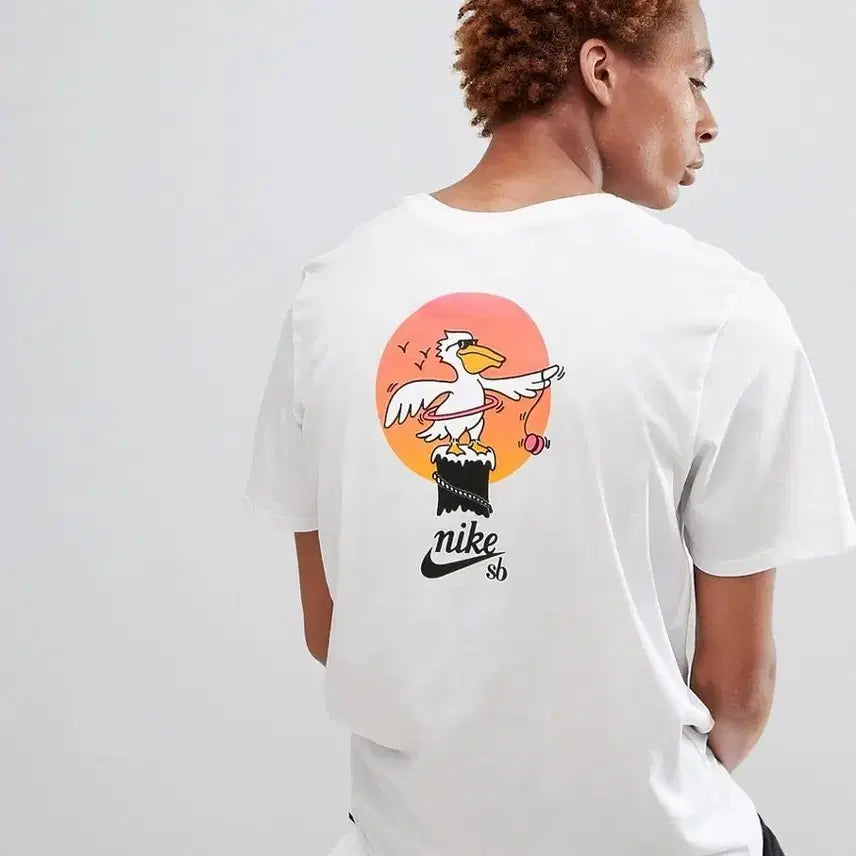 [BUNJANG] Nike SB Pelican T-Shirt White / [해외M]희귀 나이키SB 펠리칸 티셔츠 화이트