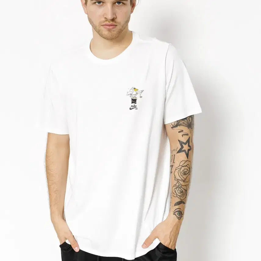 [BUNJANG] Nike SB Pelican T-Shirt White / [해외M]희귀 나이키SB 펠리칸 티셔츠 화이트