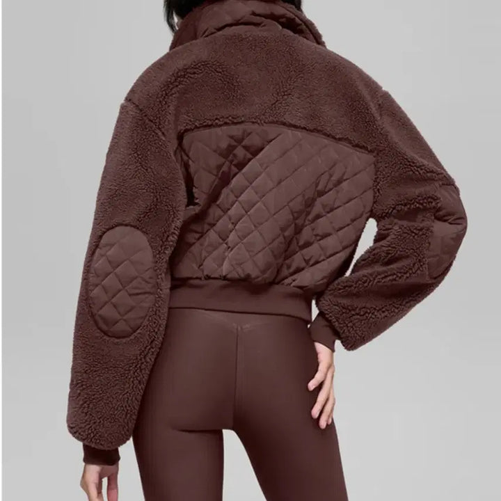 [BUNJANG] Alo Yoga Sherpa Edge Bomber Fleece Jacket / 알로요가 alo yoga 셰르파 엣지 봄버 자켓 뽀글이 후리스