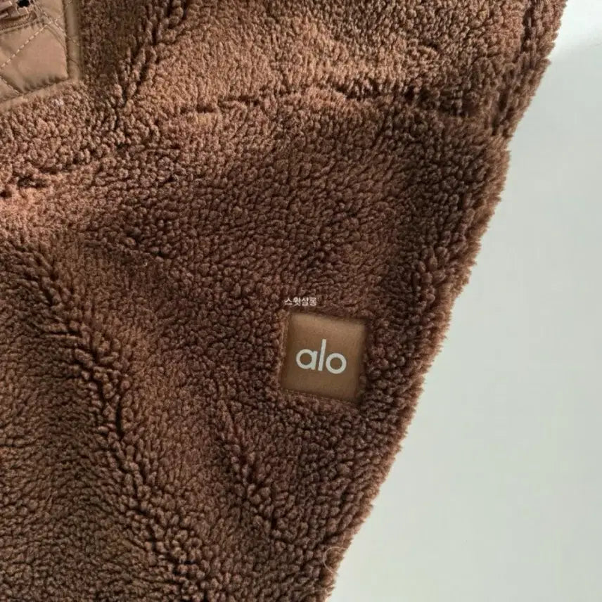 [BUNJANG] Alo Yoga Sherpa Edge Bomber Fleece Jacket / 알로요가 alo yoga 셰르파 엣지 봄버 자켓 뽀글이 후리스