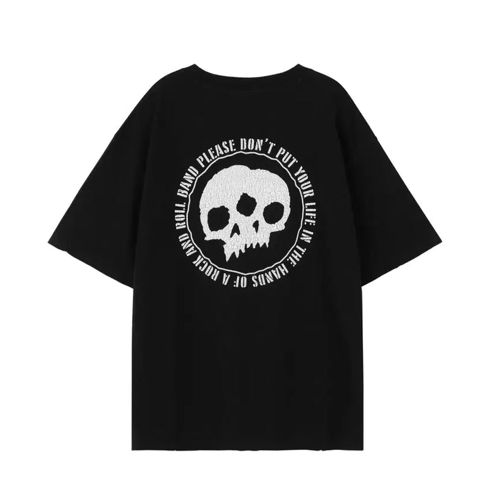 [BUNJANG] ETCE Twin T-Shirt (Black) - Size L / [L] 이티씨이(ETCE) 트윈 티셔츠 팝니다