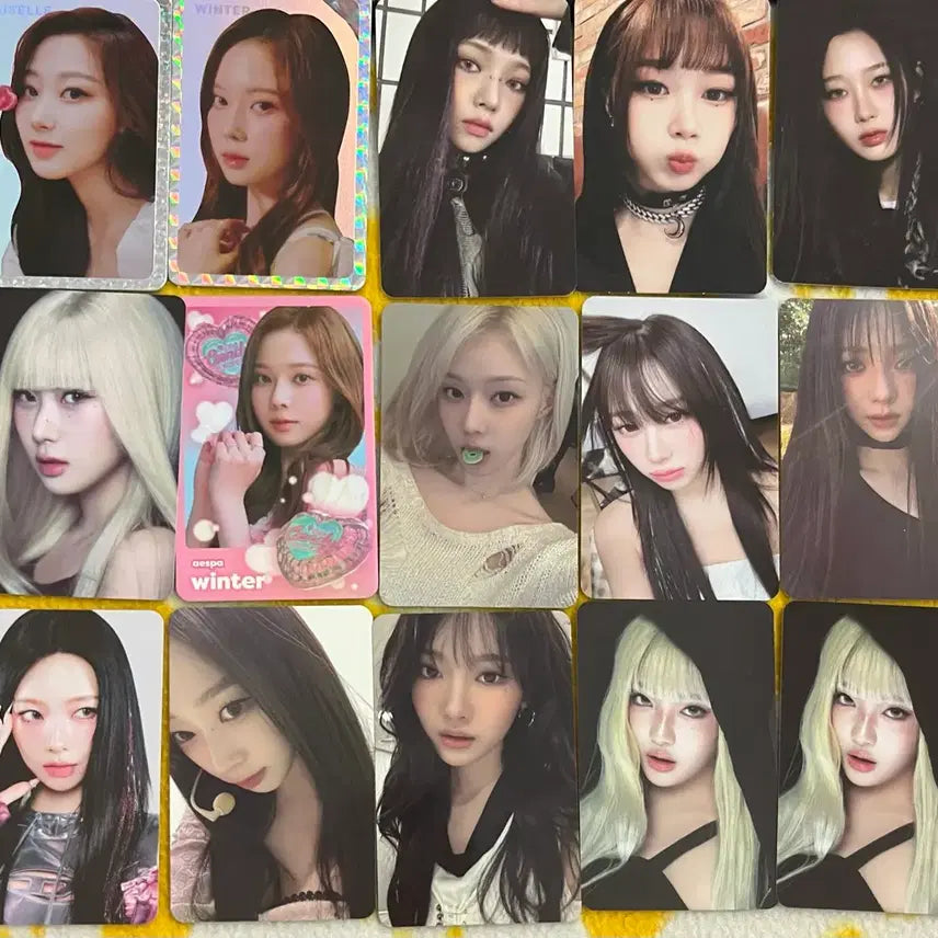 [BUNJANG] aespa Photocard Bundle Set / [일괄 양도]에스파 포토카드 일괄 판매