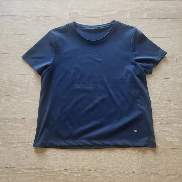 [BUNJANG] Yumeru Premium Silket Tee (Navy, F Size) / 유메르 프리미엄 실켓티(F