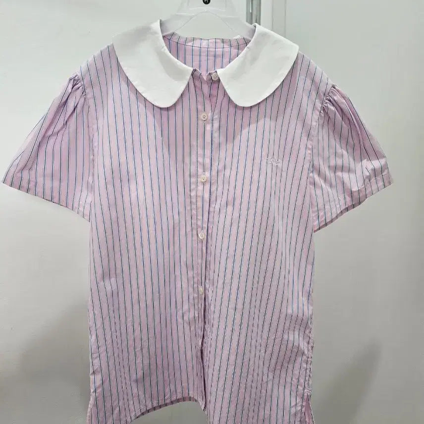 [BUNJANG] Pleta Stripe Puff Blouse + Skirt Set (New) / 플레타 스트라이프 퍼프 블라우스 + 스커트 셋업 (새상품)