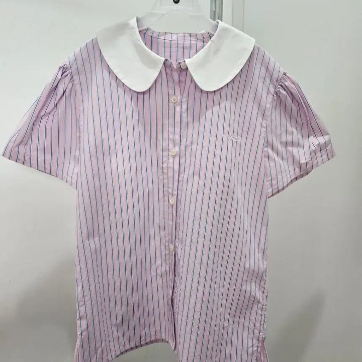 [BUNJANG] Pleta Stripe Puff Blouse + Skirt Set (New) / 플레타 스트라이프 퍼프 블라우스 + 스커트 셋업 (새상품)