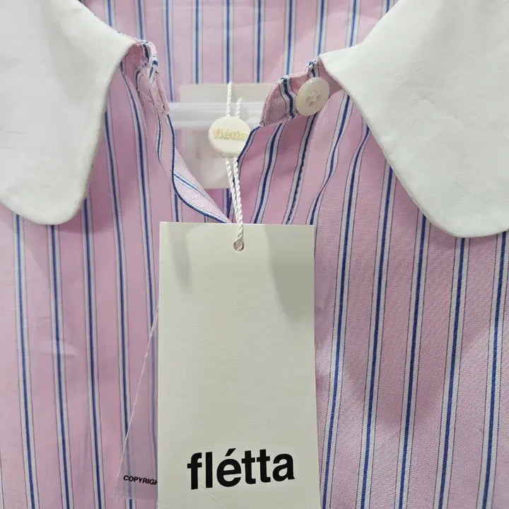 [BUNJANG] Pleta Stripe Puff Blouse + Skirt Set (New) / 플레타 스트라이프 퍼프 블라우스 + 스커트 셋업 (새상품)