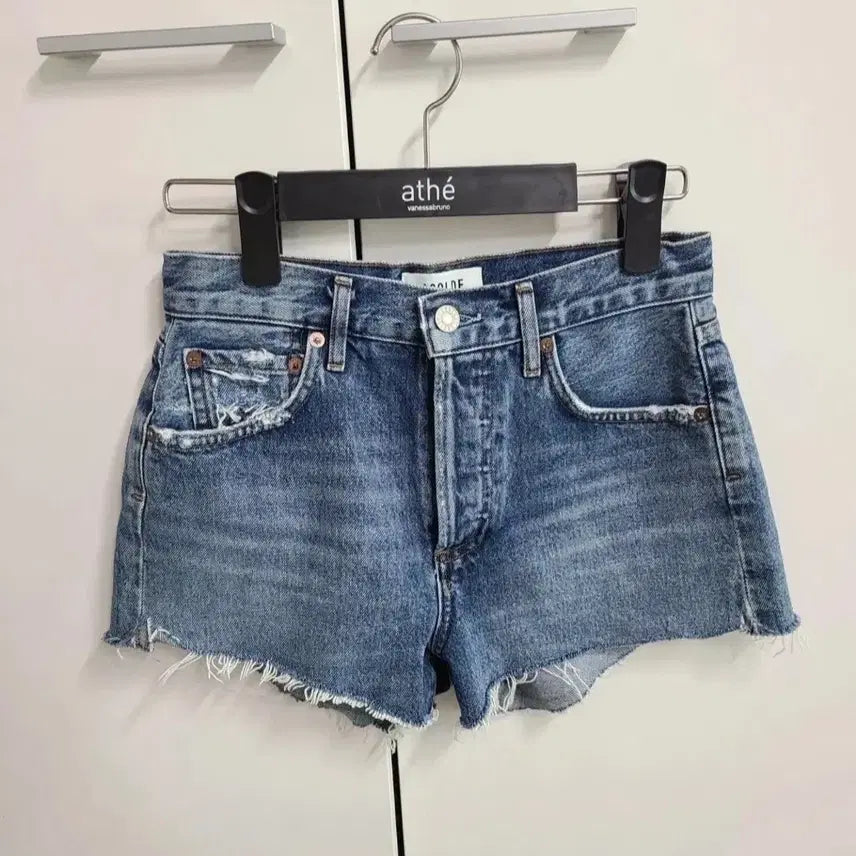 [BUNJANG] AGOLDE Parker Denim Shorts Size 23 / 에이골디 파커 쇼츠 23사이즈