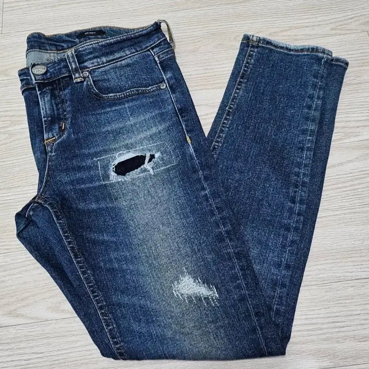 [BUNJANG] EVISU Denim Jeans / 에비수 데미지 워싱 데님 청바지