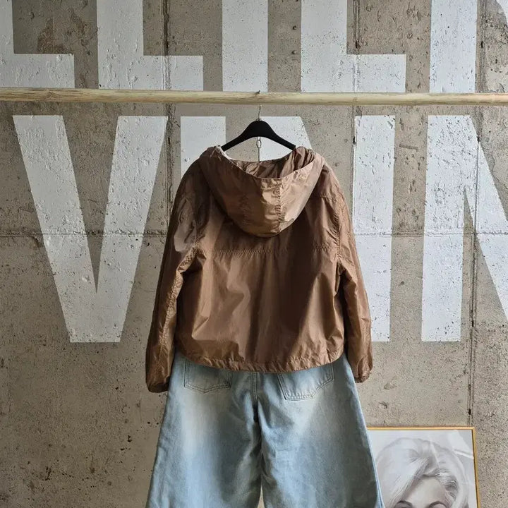 [BUNJANG] Loose Fit Cropped Hooded Jumper / 루즈핏 크롭 후드점퍼