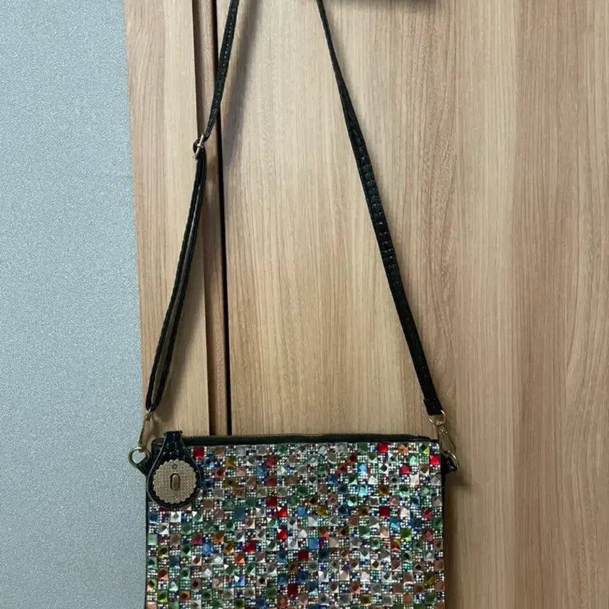 [BUNJANG] Color Cubic Crossbody Bag / 컬러 큐빅 크로스백