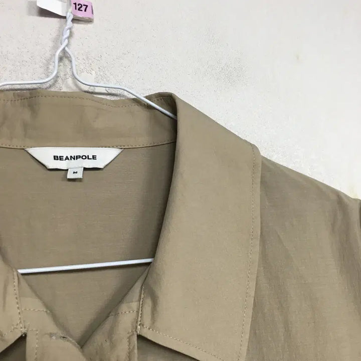 [BUNJANG] Beanpole Ladies 24 Beige Shirt Jacket (Size 95) / 24 빈폴 레이디스 셔츠형 자켓 95