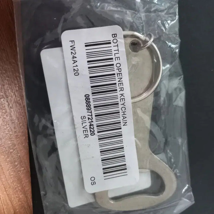 [BUNJANG] Supreme Bottle Opener Keychain Silver / 슈프림 보틀 오프너 키체인 실버 - 24FW  새상품
