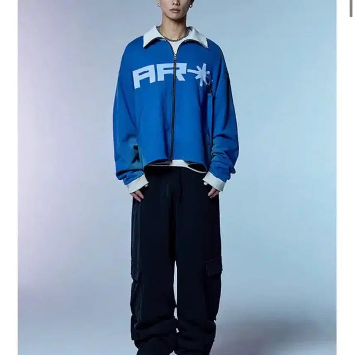 [BUNJANG] OS Tilden Art Zip-up Jacket (Blue) / [OS] 틸던 아트 집업 ART ZIPUP (Blue) 남녀공용