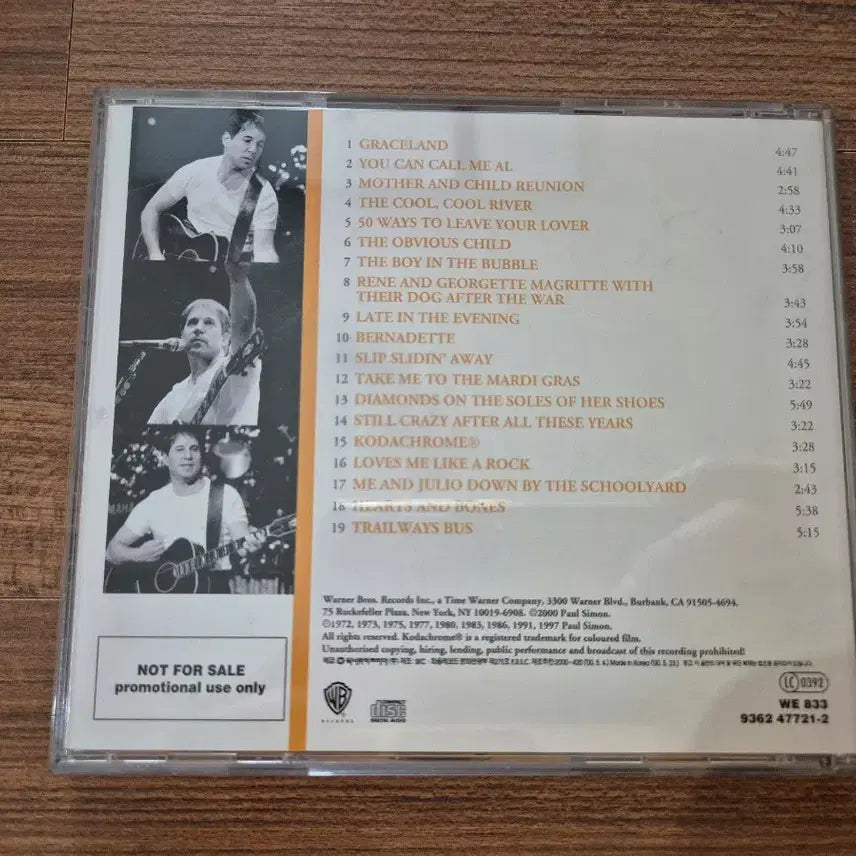 [BUNJANG] Paul Simon Best Album CD / 폴 사이먼 베스트 앨범 CD
