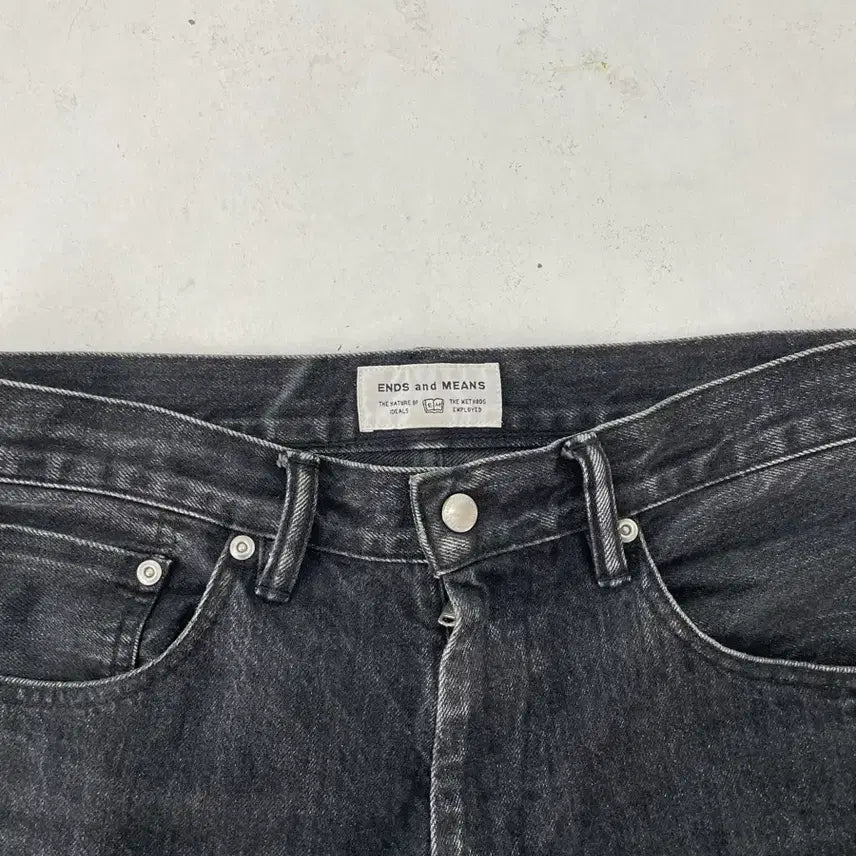 [SOLD OUT] Ends and means 워시드 블랙