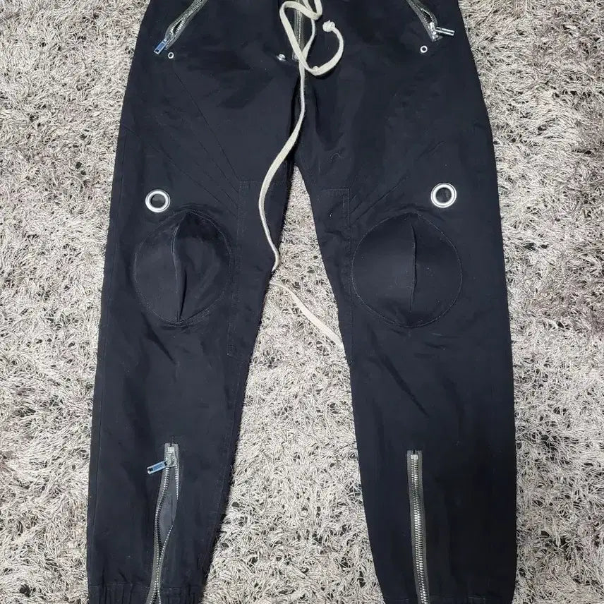 [BUNJANG] Rick Owens Tapered Track Pants Black / 릭오웬스 테이퍼드 트랙팬츠 블랙