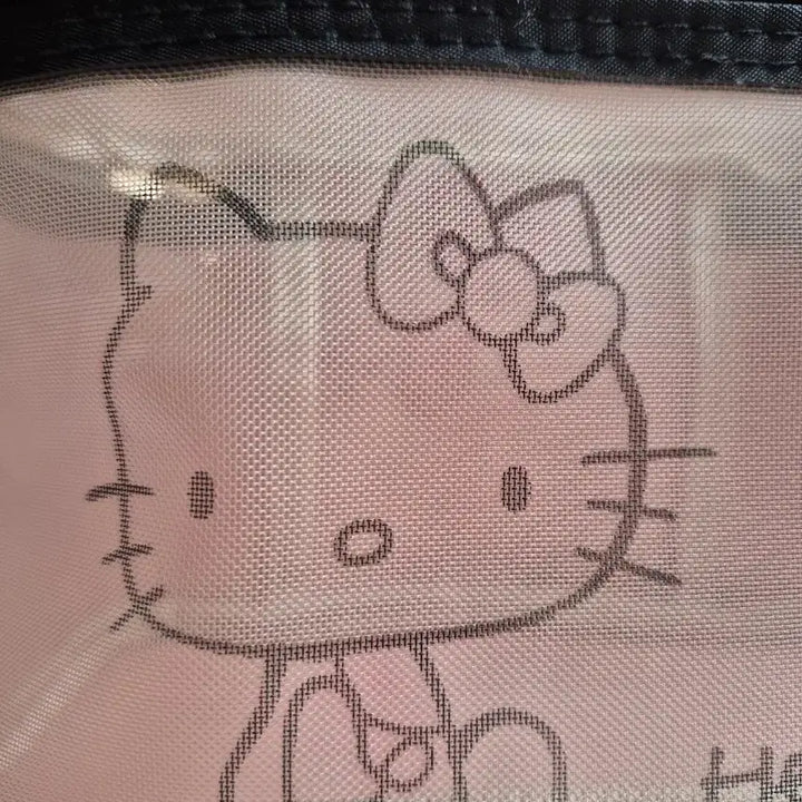 [BUNJANG] Vintage Hello Kitty Mesh Cosmetic/Accessory Bag / 빈티지 일본정품 메쉬 화장품/소품 가방