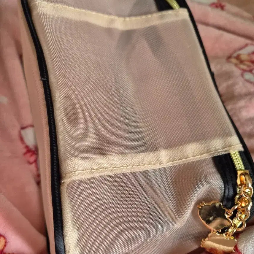 [BUNJANG] Vintage Hello Kitty Mesh Cosmetic/Accessory Bag / 빈티지 일본정품 메쉬 화장품/소품 가방