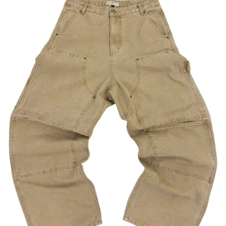 [BUNJANG] Aoiro Cut Double Knee Pants Tan / [3] 아오이로 커트 더블니 팬츠 탄 2026 새상품