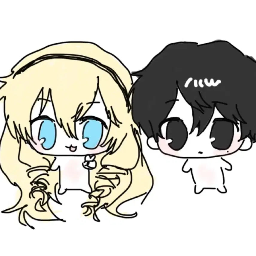 [BUNJANG] SD Character Illustration Commission (Single/Couple/Group) / SD 낙서 그림 커미션 -1인/페어/단체
