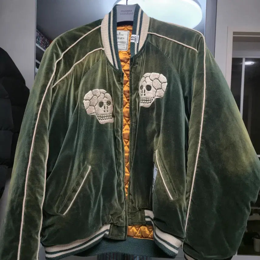 [BUNJANG] Mihara Yasuhiro Souvenir Green Jacket / 미하라 야스히로 수베이너 그린 자켓 46 판매