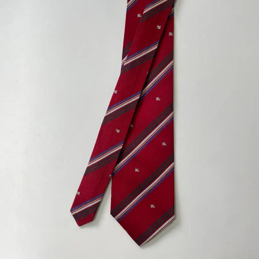 [BUNJANG] Burberry Monogram Silk Necktie / 버버리 명품 정품 모노그램 넥타이 (Burberrys)