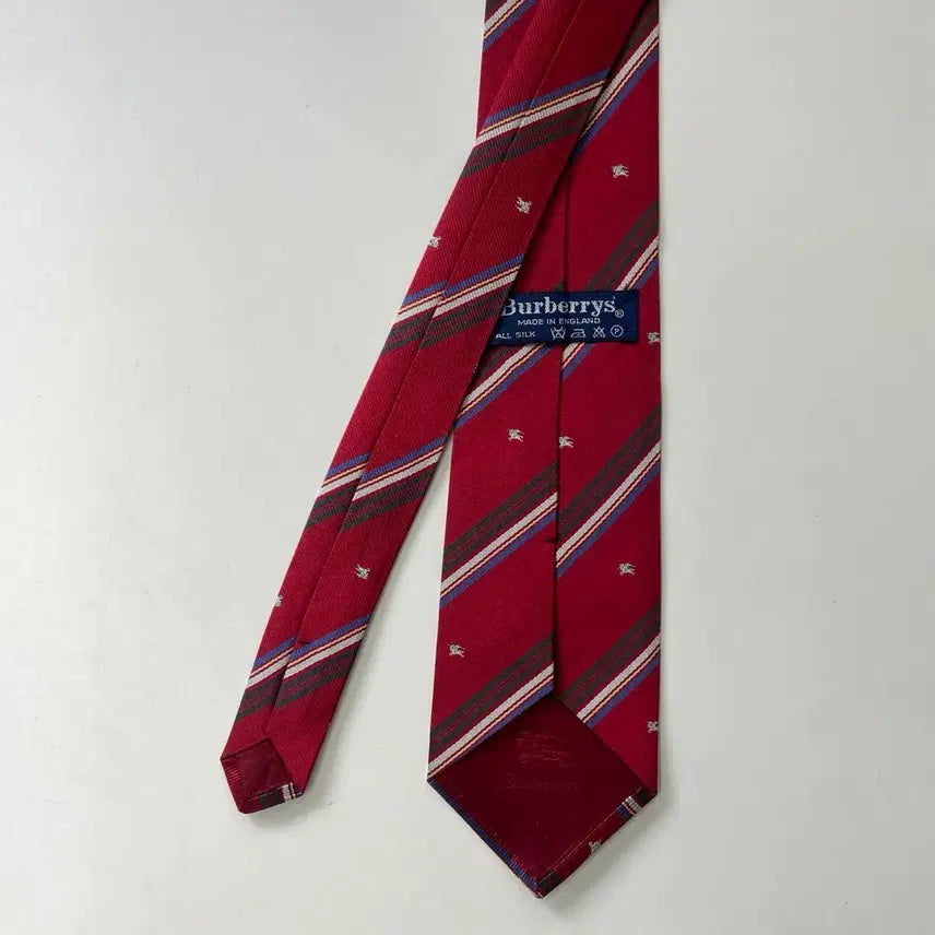 [BUNJANG] Burberry Monogram Silk Necktie / 버버리 명품 정품 모노그램 넥타이 (Burberrys)