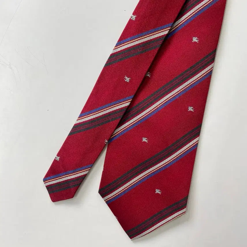[BUNJANG] Burberry Monogram Silk Necktie / 버버리 명품 정품 모노그램 넥타이 (Burberrys)