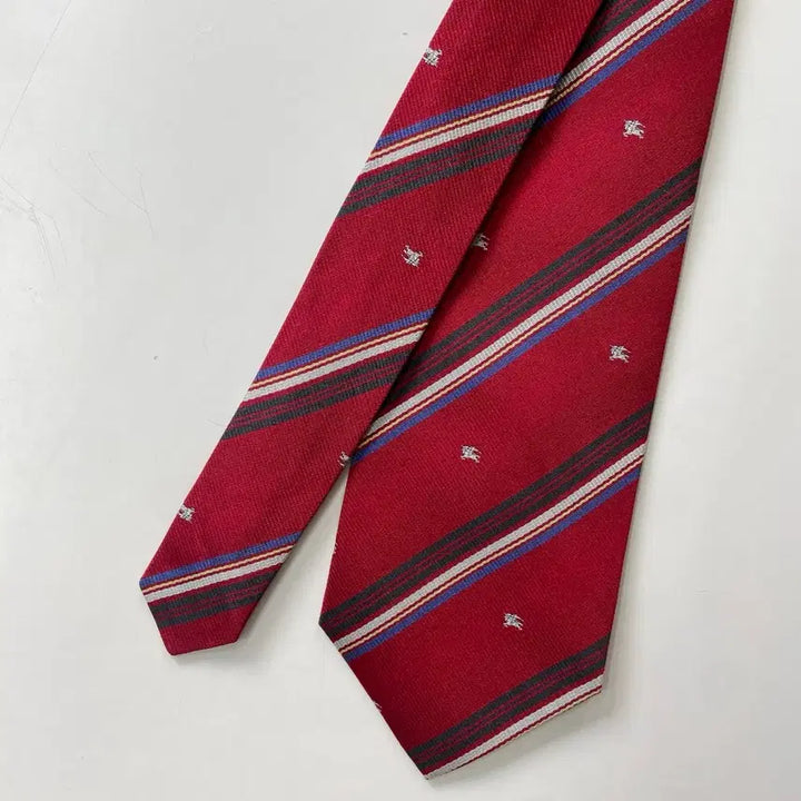 [BUNJANG] Burberry Monogram Silk Necktie / 버버리 명품 정품 모노그램 넥타이 (Burberrys)