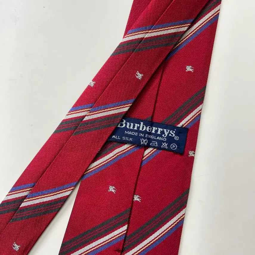 [BUNJANG] Burberry Monogram Silk Necktie / 버버리 명품 정품 모노그램 넥타이 (Burberrys)