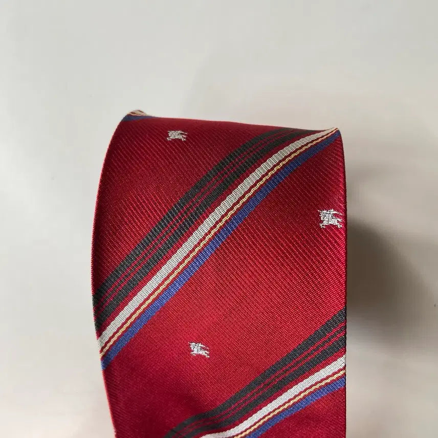[BUNJANG] Burberry Monogram Silk Necktie / 버버리 명품 정품 모노그램 넥타이 (Burberrys)