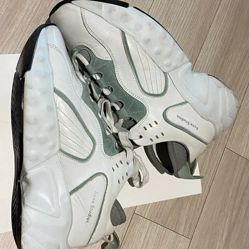 [BUNJANG] Acne Studios Manhattan Sneakers Mint 37 / 아크네 스튜디오 맨하탄 스니커즈 민트 37 (240)