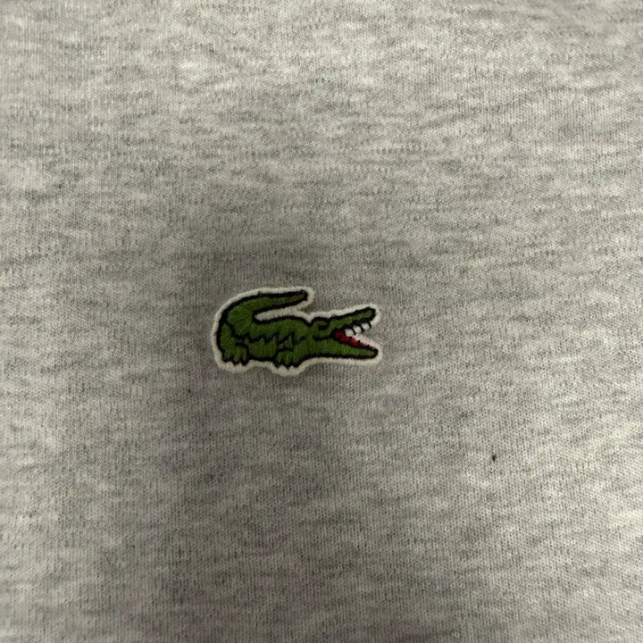 [BUNJANG] Lacoste Classic Fit Grey T-Shirt - Size L / 라코스테 클래식핏 그레이 반팔티 L