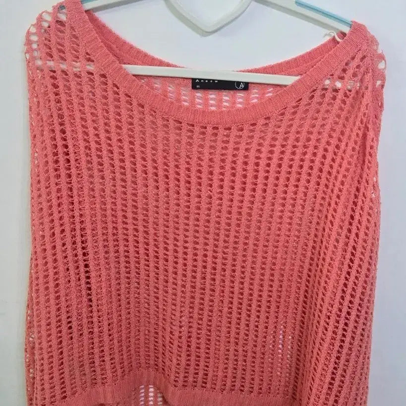 [BUNJANG] Loose Fit Mesh Knit Top / 펀칭 그물니트