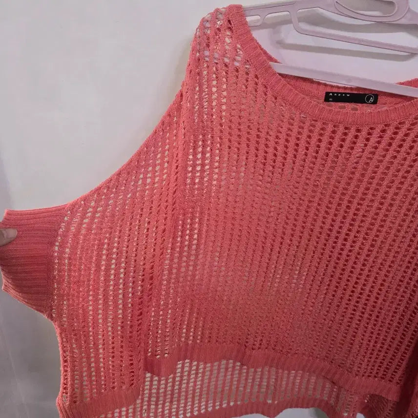 [BUNJANG] Loose Fit Mesh Knit Top / 펀칭 그물니트