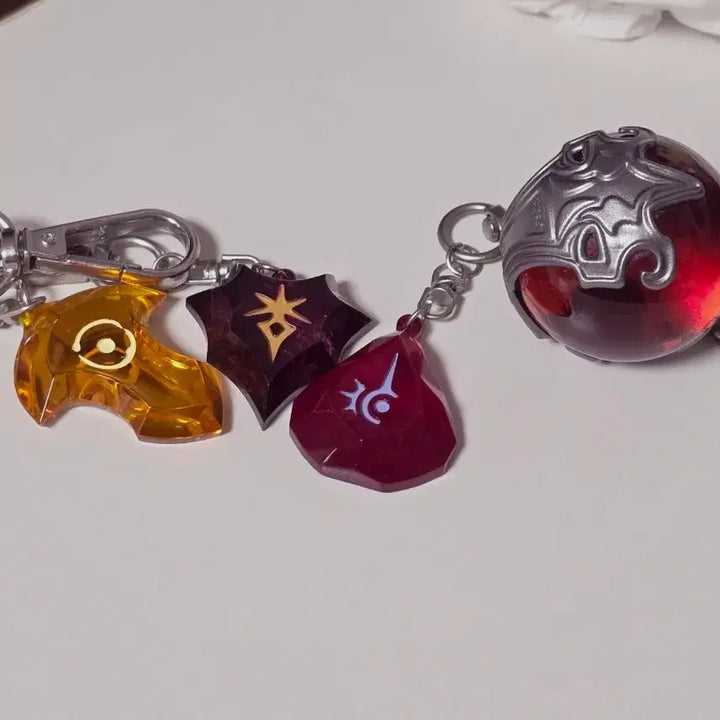 [BUNJANG] Final Fantasy XIV Status Ailment Charm &amp; Badge Set / 파이널판타지14 파판14 잡 소크 키링 상태이상 뱃지 세트