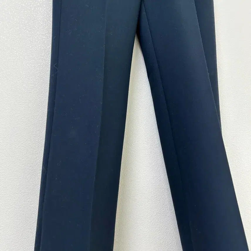[BUNJANG] Dunst Slim Bootcut Slacks Navy S / 던스트 슬림 부츠컷 슬랙스 네이비 S