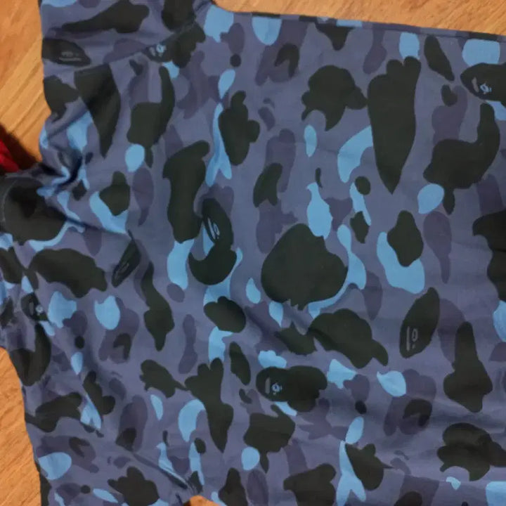 [BUNJANG] BAPE Blue Camo Double Shark Hoodie M / 베이프 블루 카모 더블 샤크 후드집업 M