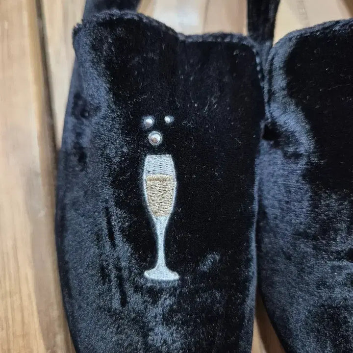 [BUNJANG] Banana Republic Black Velvet Loafers / 바나나 리퍼블릭 블랙 벨벳 로퍼