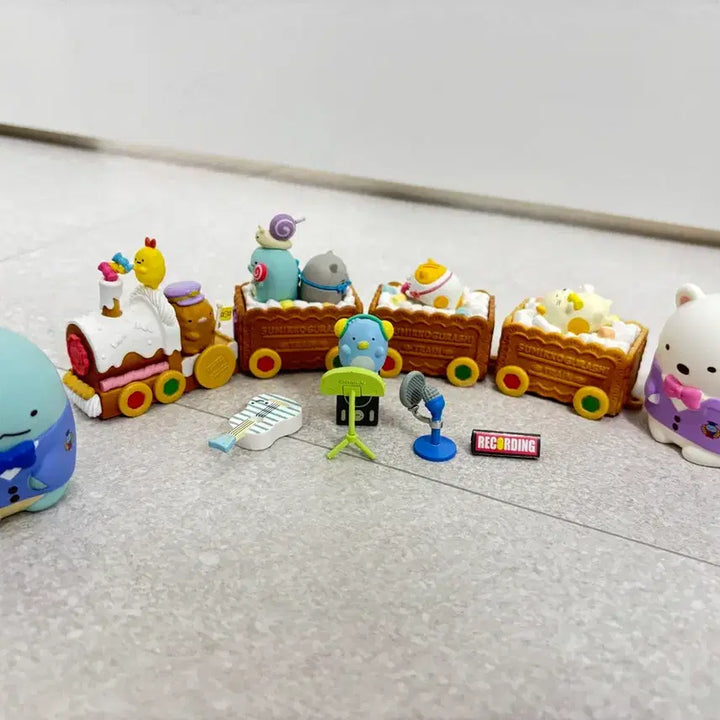 [BUNJANG] Sumikko Gurashi Train Rement Figure Bundle Set / 스밋코구라시 기차 리멘트, 피규어 일괄판매