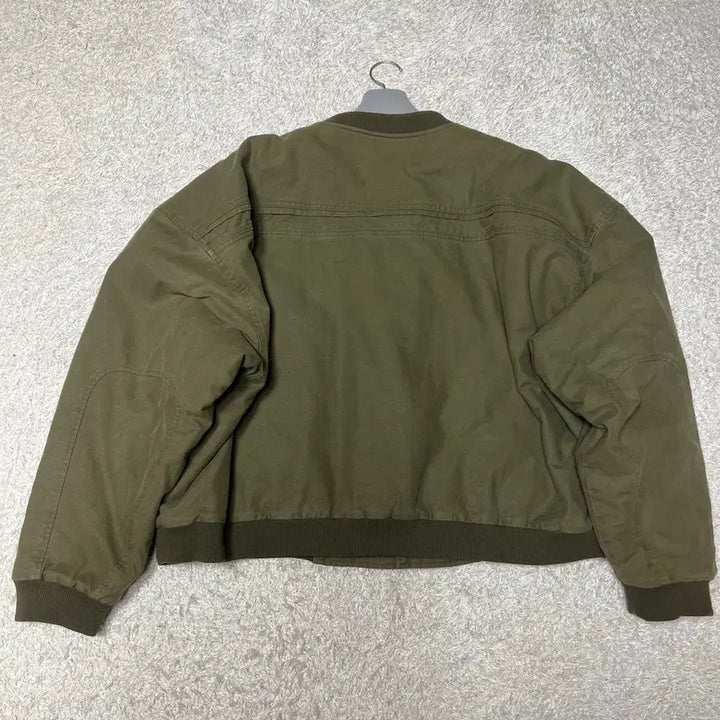 [BUNJANG] Nonode Surfer Dyed Bomber Jacket Vintage Khaki / [OS] 논노드 서퍼 다이 봄버 자켓 빈티지 카키