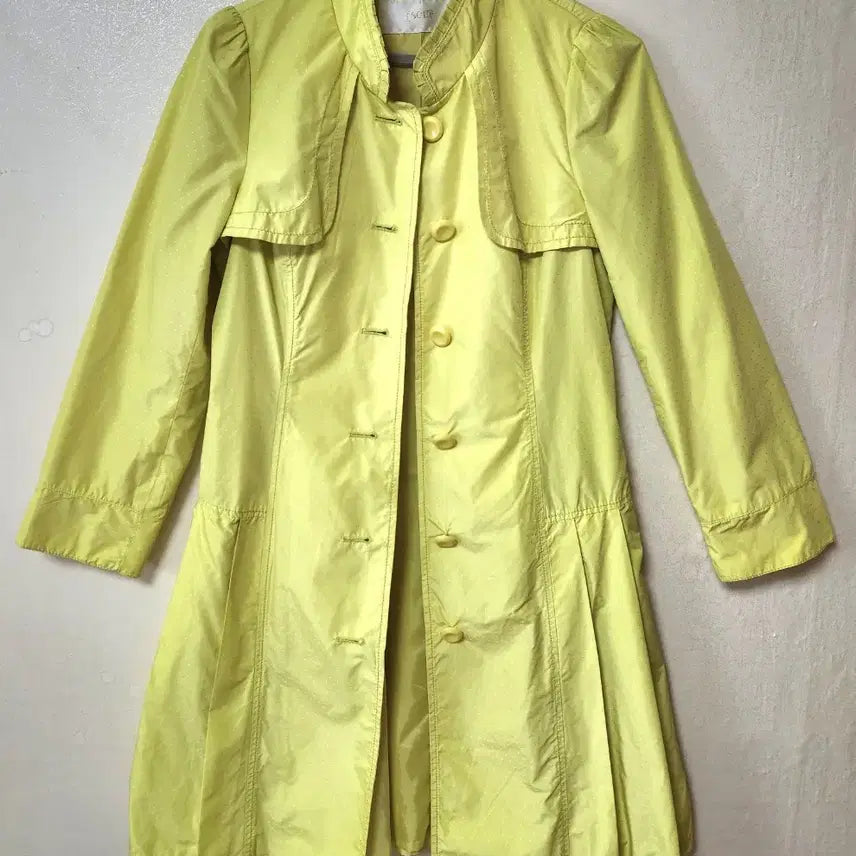 [BUNJANG] SOUP Yellow Trench Raincoat / SOUP 레인코트 (밝은노랑색)