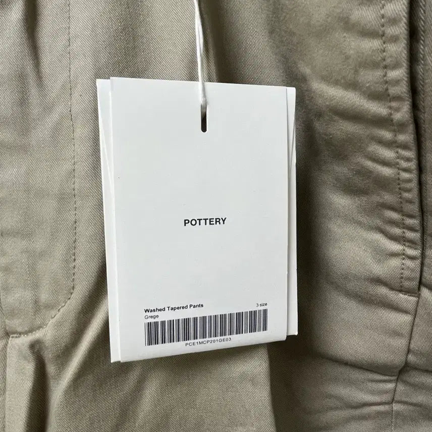 [BUNJANG] Pottery Washed Tapered Pants / 포터리-washed tapered pants(새상품)