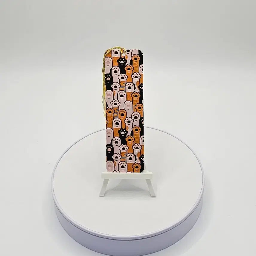 [SOLD OUT] [3D 메모리 아트] 고양이 발바닥 패턴 책갈피