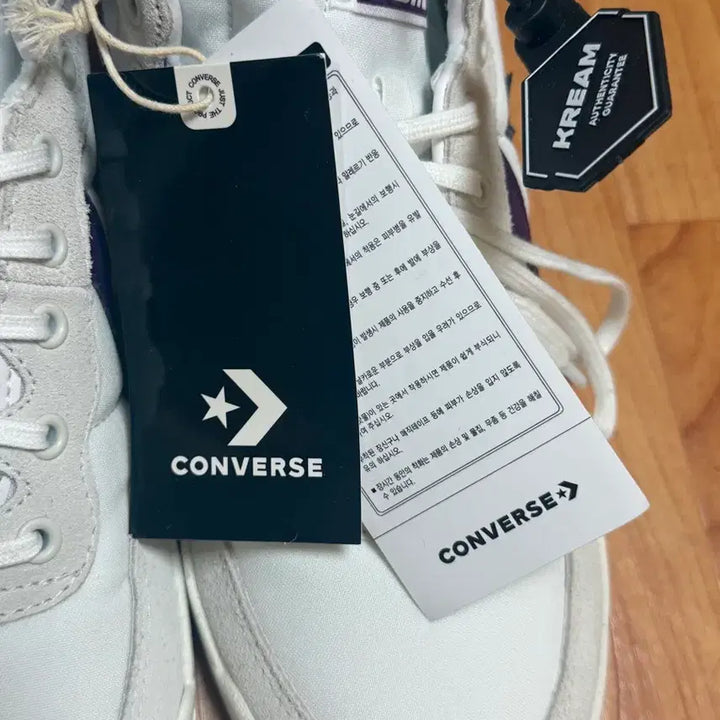 [BUNJANG] Converse Fastbreak Pro Mid White Vaporous Grey Sneakers / 컨버스 패스트브레이크 프로 미드 화이트 베이퍼러스 그레이 265