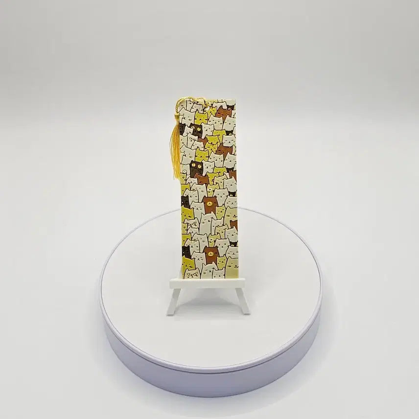 [SOLD OUT] [3D 메모리 아트] 고양이 패턴 책갈피