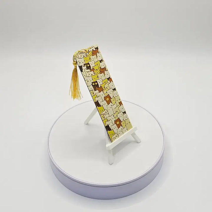 [SOLD OUT] [3D 메모리 아트] 고양이 패턴 책갈피