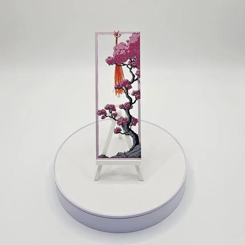 [SOLD OUT] [3D 메모리 아트] 미니어처 벚꽃 책갈피