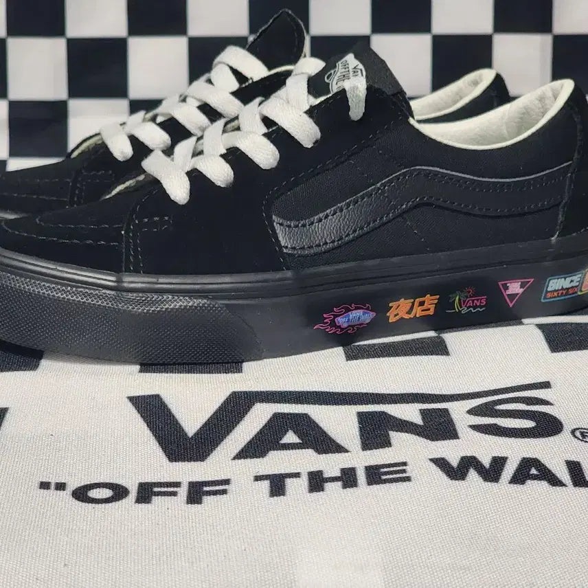 [BUNJANG] Vans Skate Low Black Sneakers / 반스 마켓 스케이트 로우 블랙 230mm