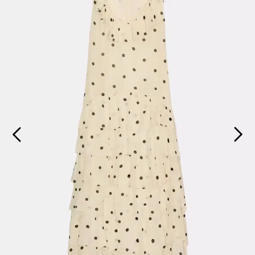 [BUNJANG] ZARA Dot Unbalanced Frill Mini Dress / ZARA 자라 브이넥 민소매 도트 언밸런스 프릴 원피스